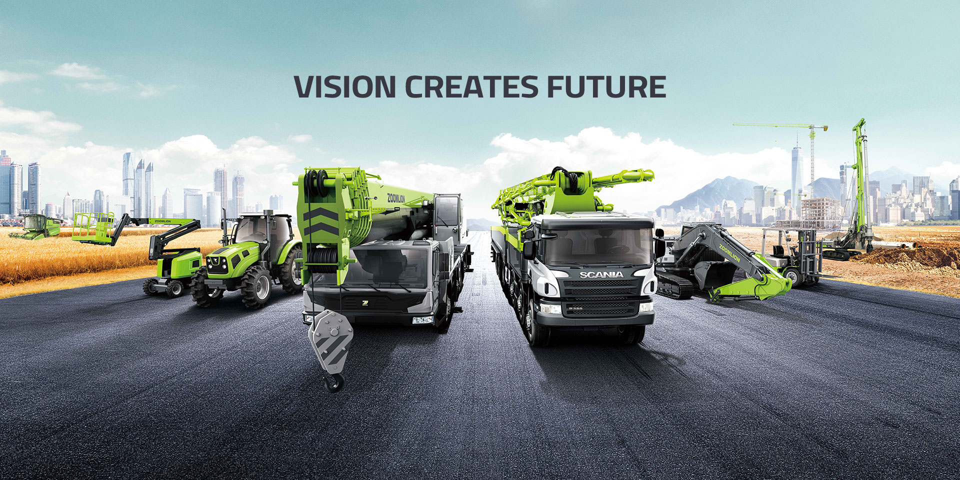 ZOOMLION construction machinery banner 1