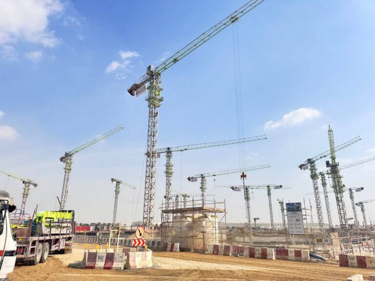 Zoomlion Tower Cranes Help Build Multiple Global Landmarks in Dubai