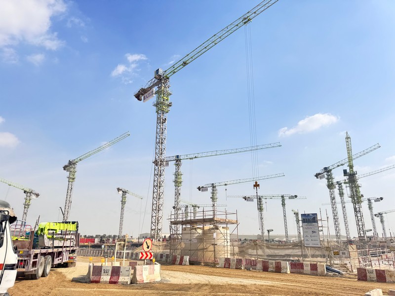 Zoomlion Tower Cranes Help Build Multiple Global Landmarks in Dubai