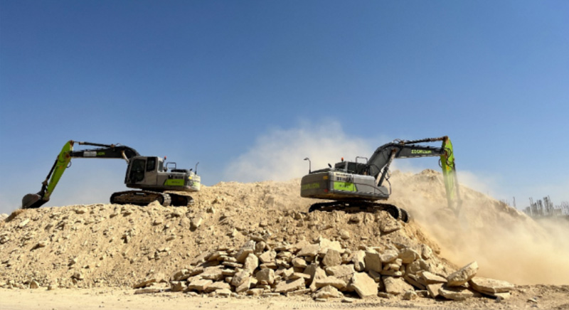 Riyadh Met Aurora Green! ZOOMLION Excavators are Hot in Saudi Arabia