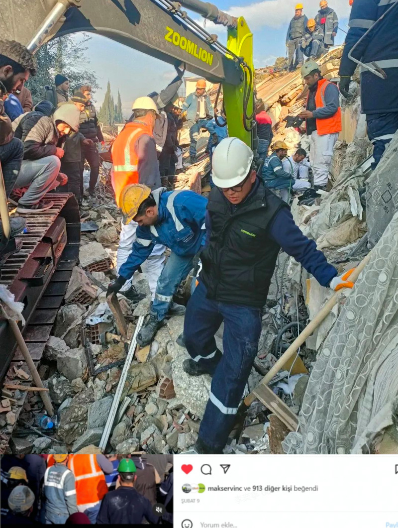 20+ People Rescued in Turkey, ZOOMLION is On The Way