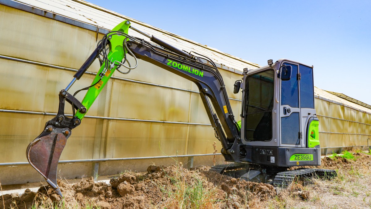 Zoomlion Mini Excavator ZE35GU at Izmir, Turkey