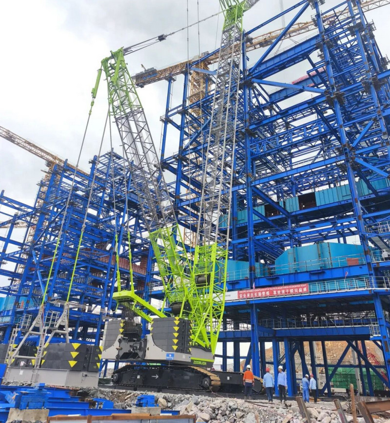 Zoomlion Crawler Cranes Support Critical Construction at Indonesian Thermal Power Plant