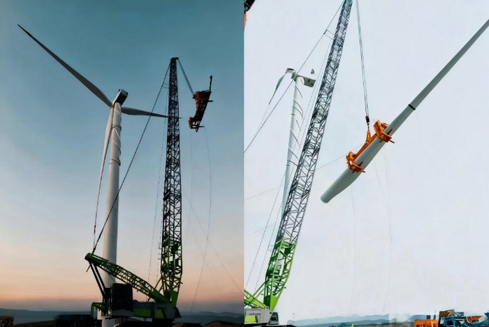 Zoomlion Cranes Assist in the Construction of Georgia’s Largest Wind Power Project