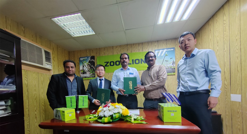 Aurora Green Shining in the Middle East | ZOOMLION's Subsidiary in Saudi Arabia Experiences a Small Surge in Contract Si