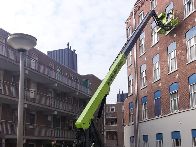 Telescopic Boom Lift ZT20J Wokring in Europe