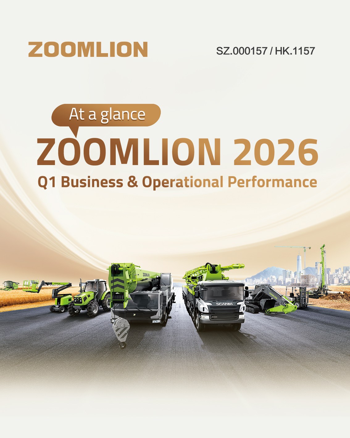 ZOOMLION 2026 Q1 Business & Operational Performance