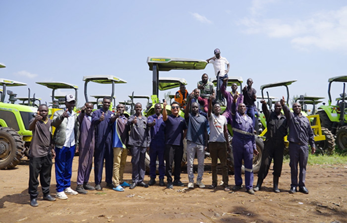 Zoomlion agricultural machinery supports agricultural modernization in Kenya.