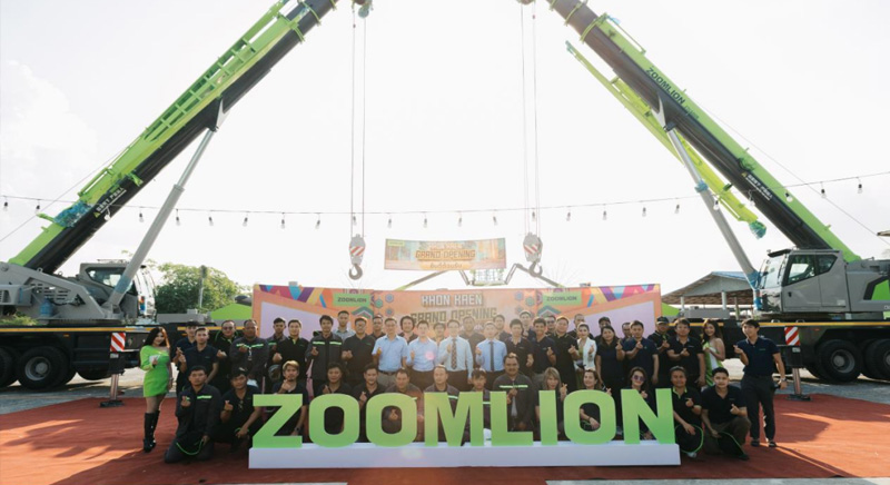 Aurora Green Lights up Thailand | Khon Kaen 6S Store of ZOOMLION Thailand Grandly Opened