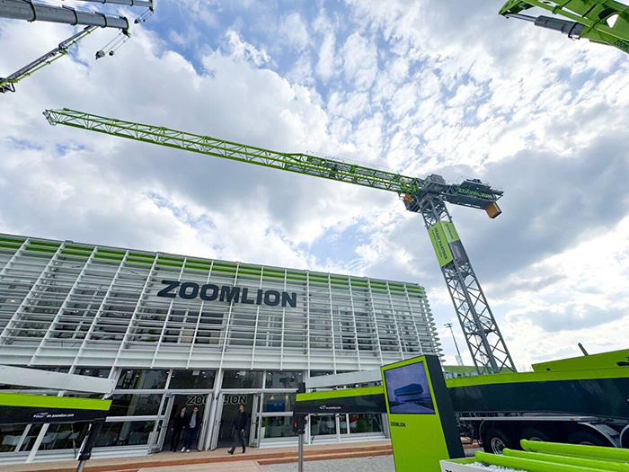 Smart Technology Enables the Future! Zoomlion's Tower Cranes Lead at Bauma 2025