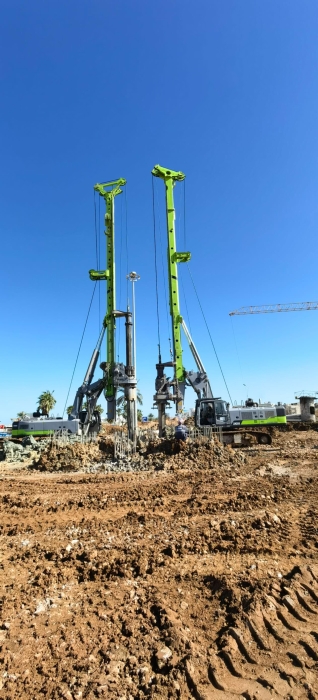 Zoomlion Rotary Drilling Rigs Achieve New Successes in the North African Market! The ZR360L And ZR255 Foundation Drillin
