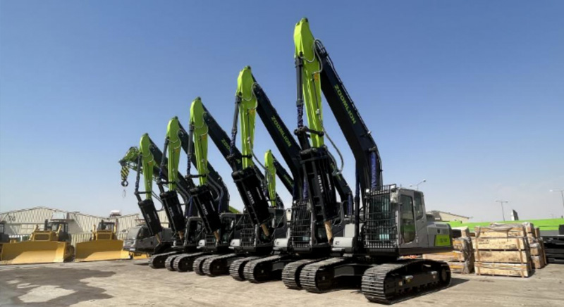 Riyadh Met Aurora Green! ZOOMLION Excavators are Hot in Saudi Arabia