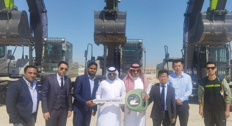 Aurora Green Shining in the Middle East | ZOOMLION's Subsidiary in Saudi Arabia Experiences a Small Surge in Contract Si