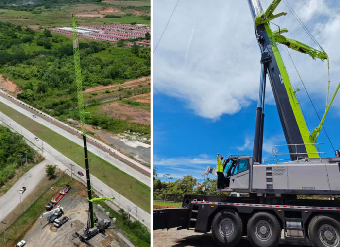 Zoomlion’s Large-Tonnage Crane Delivered and Put into Immediate Use in Panama