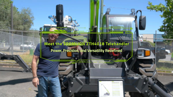 Meet the ZOOMLION ZTH4018 Telehandler Power, Precision, and Versatility Redefined