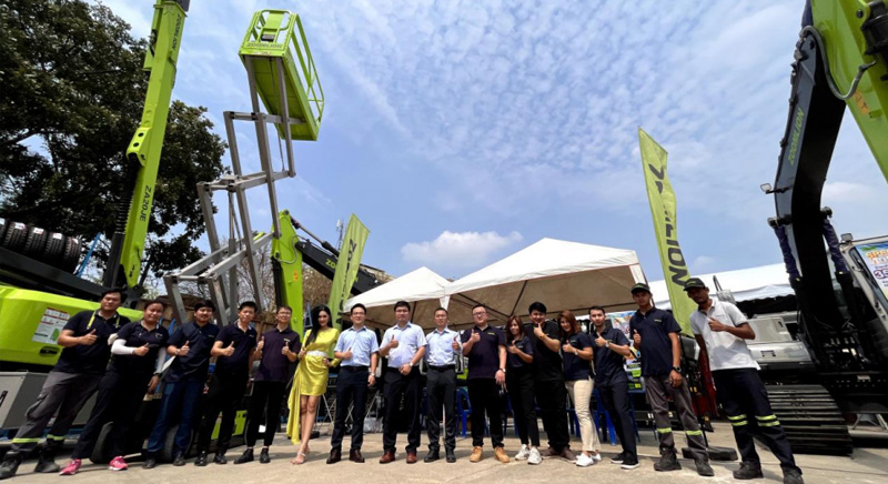 ZOOMLION Aurora Green Products Shine at Thai Western Motor Expo