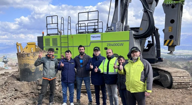 ZOOMLION's Rotary Drilling Rigs Gain Great Popularity in Turkey