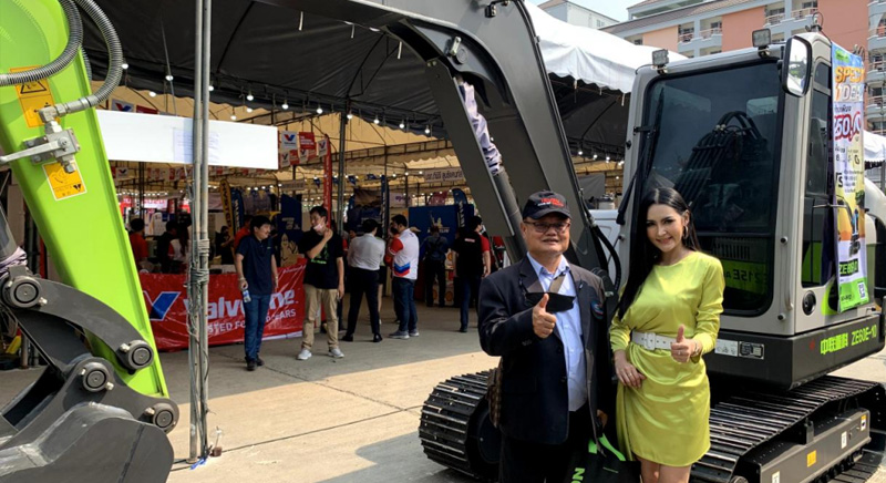 ZOOMLION Aurora Green Products Shine at Thai Western Motor Expo