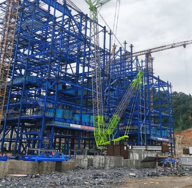 Zoomlion Crawler Cranes Support Critical Construction at Indonesian Thermal Power Plant