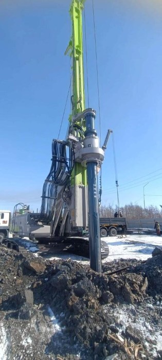 Strength of drilling ！ Zoomlion Rotary Drilling Rig Overseas Construction Show