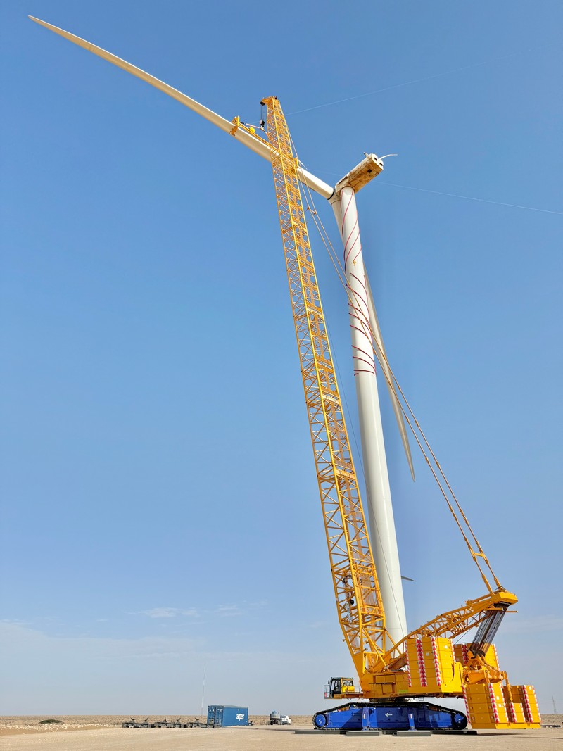 Zoomlion's Large-tonnage Cranes Assists in the Construction of Morocco's Wind Power Project