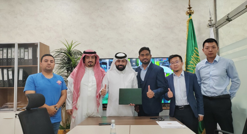 Aurora Green Shining in the Middle East | ZOOMLION's Subsidiary in Saudi Arabia Experiences a Small Surge in Contract Si