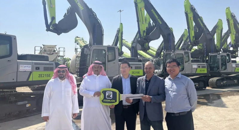 Riyadh Met Aurora Green! ZOOMLION Excavators are Hot in Saudi Arabia
