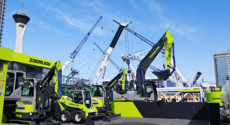 Showing the Outstanding Strength, Zoomlion Earthmoving Machinery Attends the CONEXPO-CON/AGG 2023