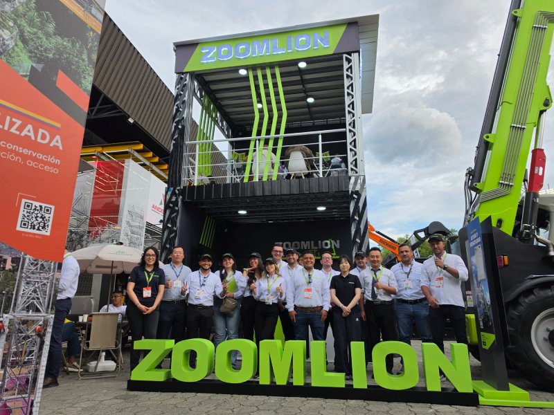 Zoomlion Shines at Colombia International Construction and Building Materials Exhibition