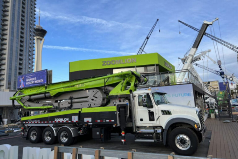 Full of Strength! ZOOMLION's High-quality Pump Truck to Unveil at CONEXPO-CON/AGG 2023