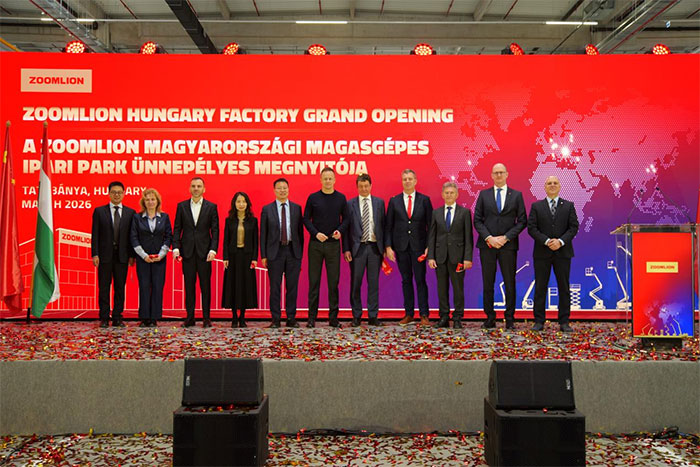 A New Milestone in Zoomlion's Global Layout! Zoomlion Access Hungary Factory (phase I) opens