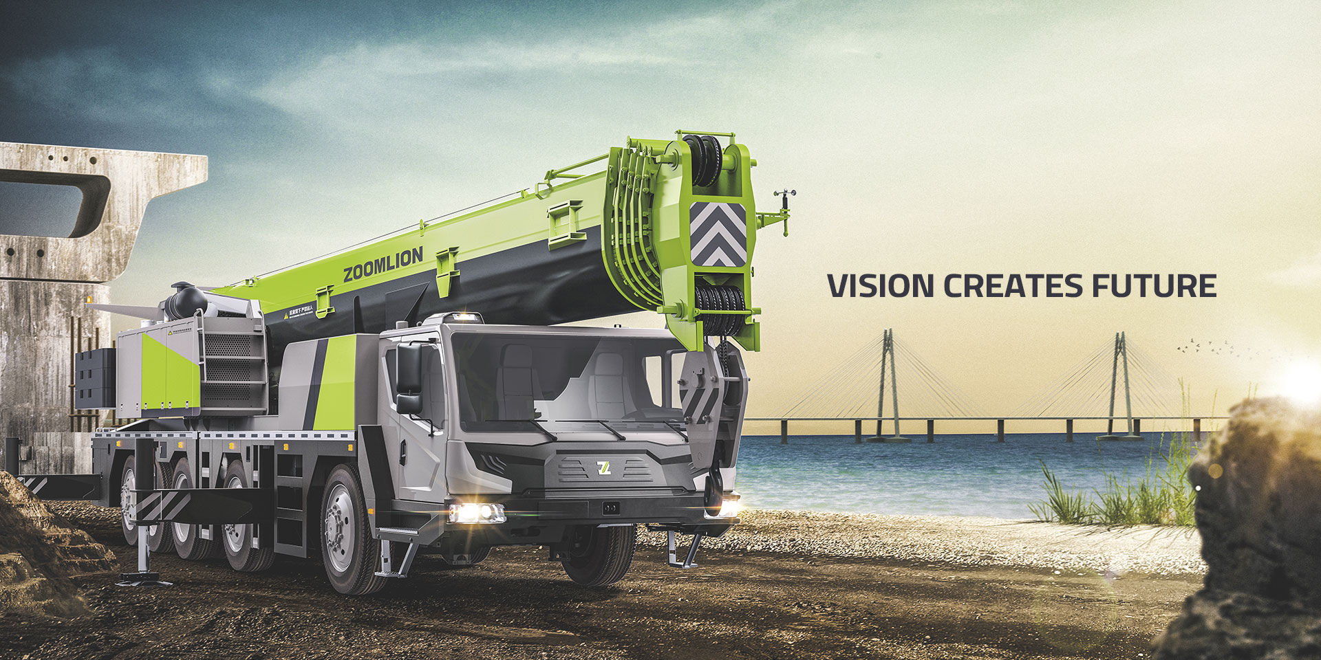 ZOOMLION construction machinery banner 3