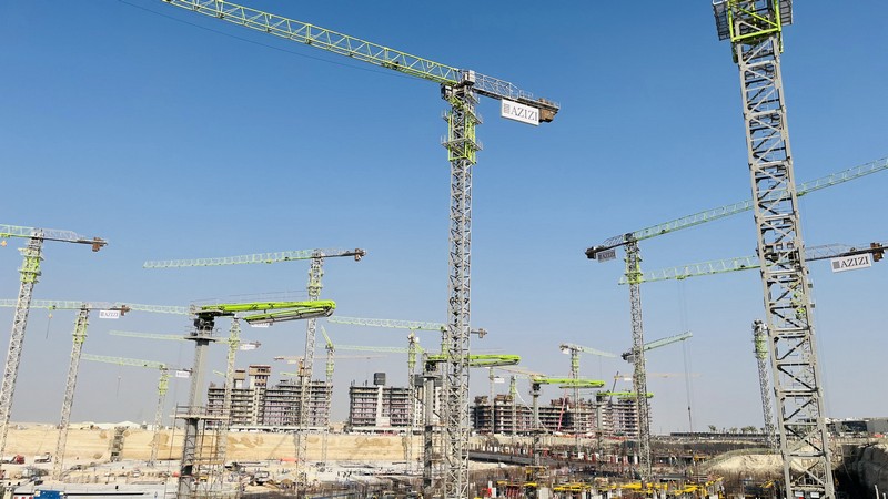 Zoomlion Tower Cranes Help Build Multiple Global Landmarks in Dubai