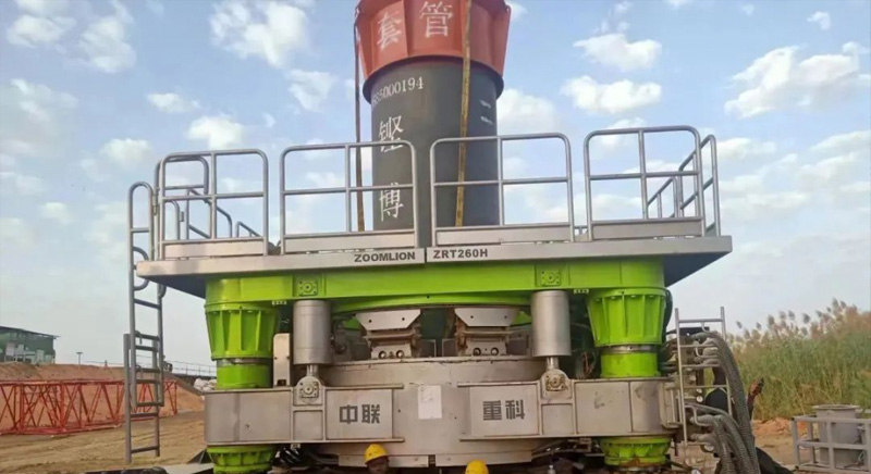 Drilling Expert for Bridge Construction in Africa! ZOOMLION's Equipment Contributes to the Construction of the Rosso Bri