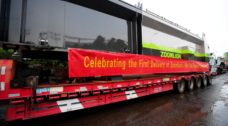 Zoomlion Sets Record for China's Largest Tonnage Crawler Crane Exported to Poland