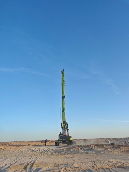 China-Algeria Joint Construction: Pioneer in Mining Railways – Zoomlion ZR360L Rotary Drilling Rig Demonstrates Chinese