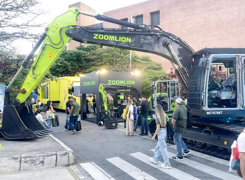 Zoomlion Shines at Colombia International Construction and Building Materials Exhibition