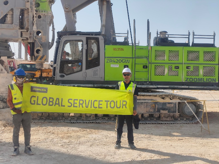 Zoomlion's More than you care Solution for Global Service and Support on Major Foundation Construction Projects Zoomlion