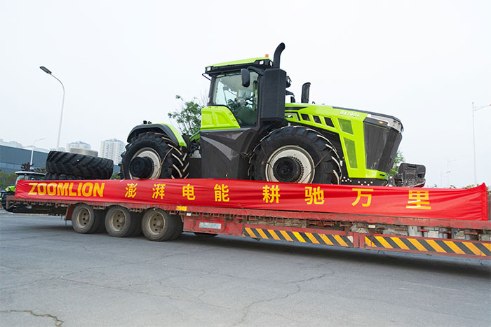 World's Highest Horsepower Wheeled Tractor Makes Global Debut in Overseas Market