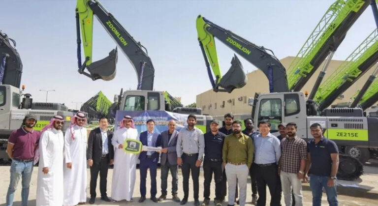 Riyadh Met Aurora Green! ZOOMLION Excavators are Hot in Saudi Arabia