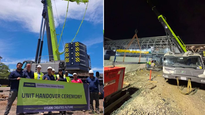 Zoomlion’s Large-Tonnage Crane Delivered and Put into Immediate Use in Panama
