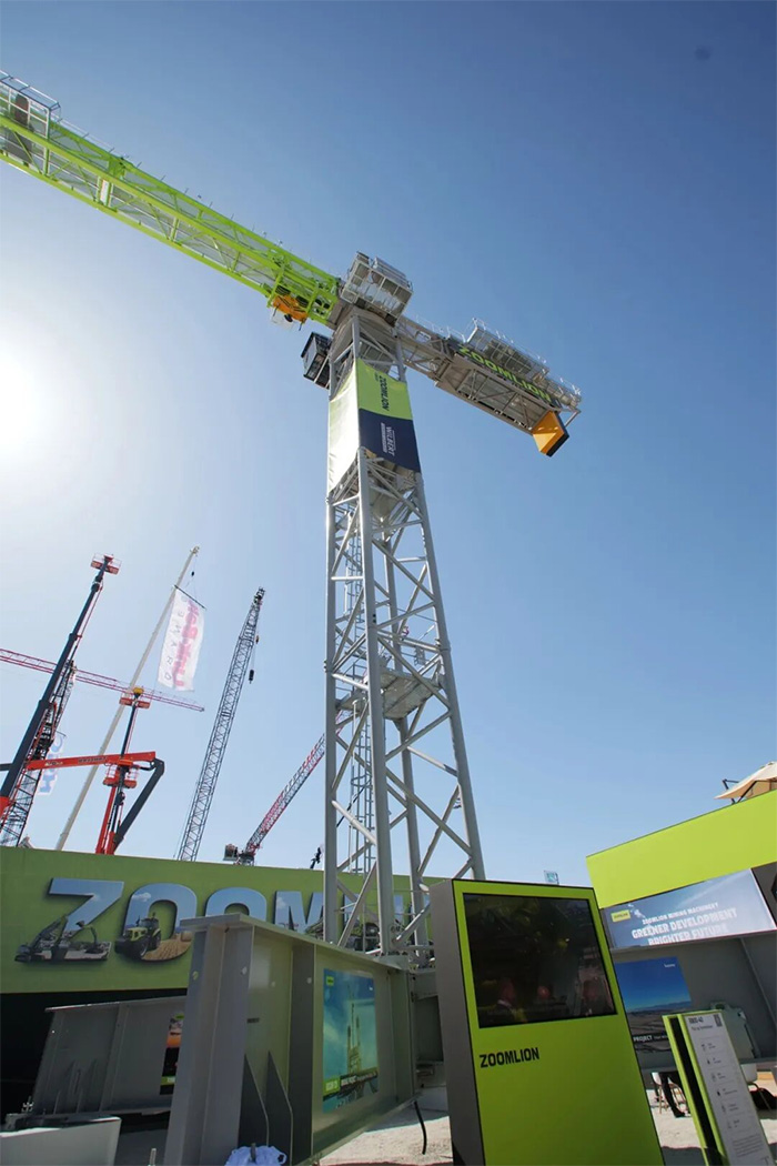 Smart Technology Enables the Future! Zoomlion's Tower Cranes Lead at Bauma 2025