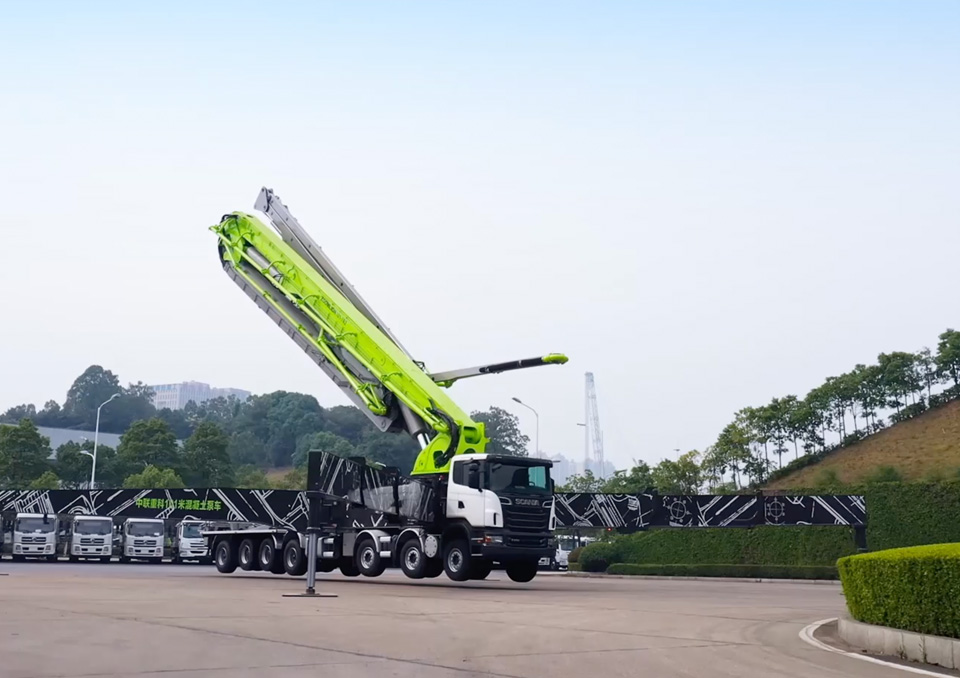 ‌The World's Longest Boom ZOOMLION 101m Concrete Pump Truck