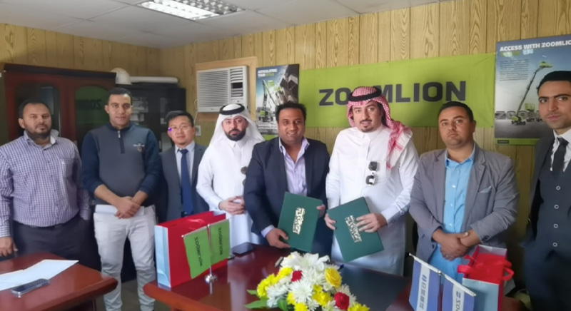 Aurora Green Shining in the Middle East | ZOOMLION's Subsidiary in Saudi Arabia Experiences a Small Surge in Contract Si