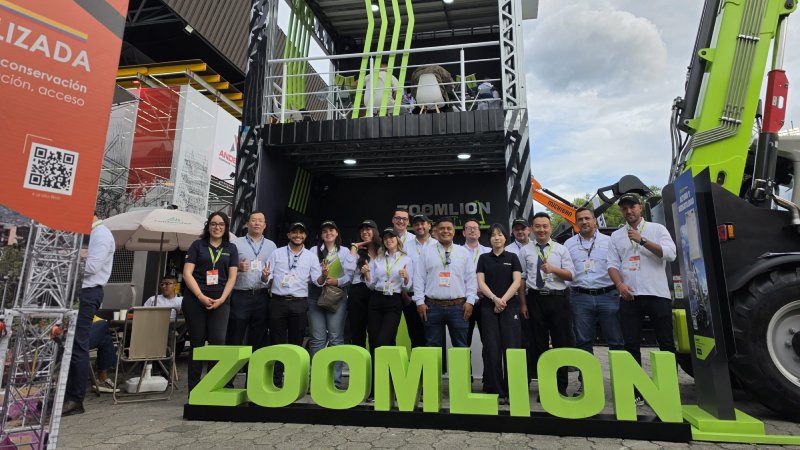 Zoomlion Shines at Colombia International Construction and Building Materials Exhibition