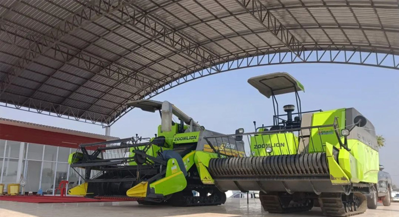 Official announcement! The first ZOOMLION agricultural machinery flagship store enters Laos