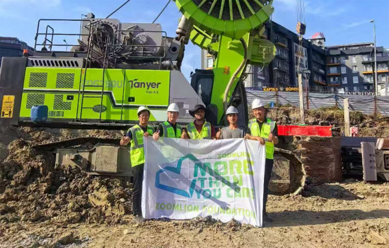 ZOOMLION’s Global Service Tour for Foundation Construction Reaches Turkey, Penetrating High-End Markets with Exceptional Service