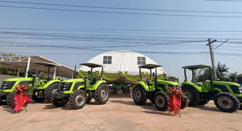Official announcement! The first ZOOMLION agricultural machinery flagship store enters Laos