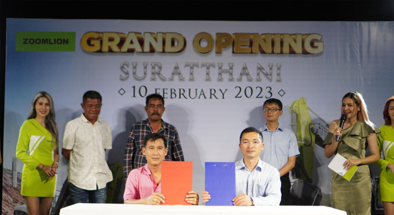 With Deep Exploration in Local Market, Zoomlion Opens Surat Thani Office in Southern Thailand
